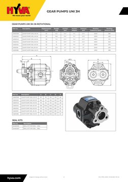 Hyva Hydraulic Pumps Catalog | PDF | Pump | Piston