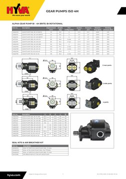 Hyva Hydraulic Pumps Catalog | PDF | Pump | Piston