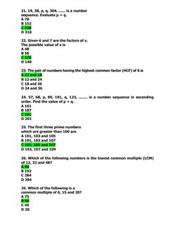 Form 1 Mathematics Exercise with Answers | PDF | Numbers | Number Theory