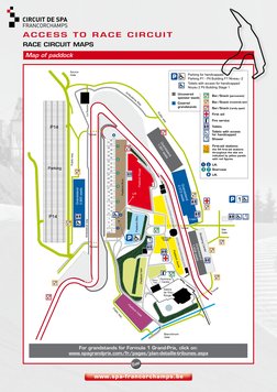 A C C E S S  T O  R A C E  C I R C U I T
RACE CIRCUIT MAPS
Map of paddock
Paddock Bleu
Paddock Jaune
Paddock Violet
Paddock V