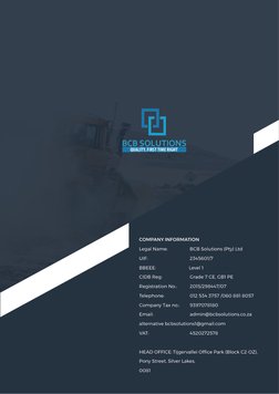 BCB Solutions Company Overview | PDF | Occupational Safety And Health ...