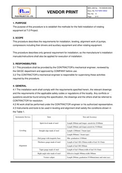 Rotating Equipment Installation Method | PDF | Screw | Pipe (Fluid ...