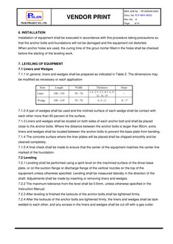 Rotating Equipment Installation Method | PDF | Screw | Pipe (Fluid ...