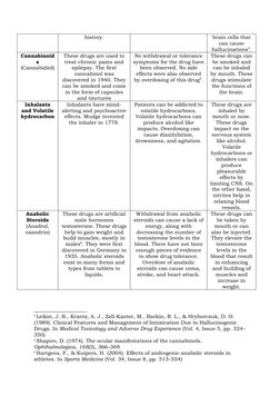 history.
brain cells that
can cause
hallucinations4.
Cannabinoid
s
(Cannabidiol)
These drugs are used to
treat chronic pains