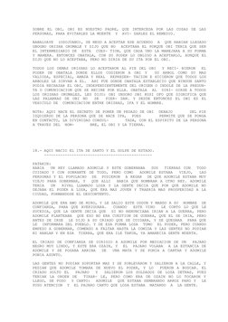 SOBRE EL OBI, OBI ES NUESTRO PADRE, QUE INTERCEDA POR LAS COSAS DE LAS
PERSONAS, PARA EVITARLES LA MUERTE  Y  AVI- SARLES EL