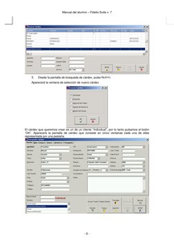Manual del alumno – Fidelio Suite v. 7 
 
- 6 - 
 
 
3. 
Desde la pantalla de búsqueda de cárdex, pulse NUEVO. 
Aparecerá l