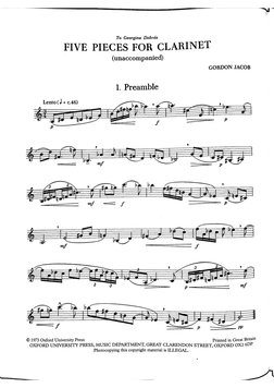Five Pieces Gordon Jacob | PDF