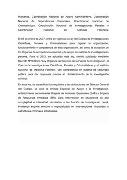 Humanos,  Coordinación  Nacional  de  Apoyo  Administrativo,  Coordinación
Nacional  de  Dependencias  Especiales,  Coordinac