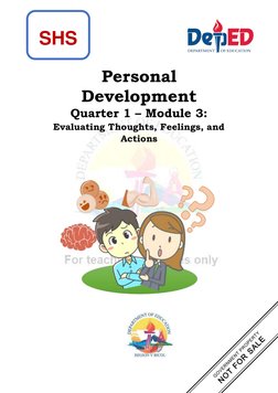 Personal Development M3 | PDF | Feeling | Emotions