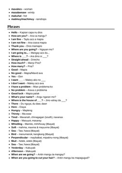 Ivatan Language | PDF | Linguistics | Human Communication