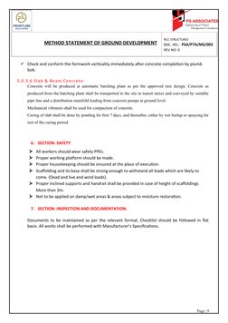 RCC Structure Construction Methodology | PDF | Concrete | Structural ...