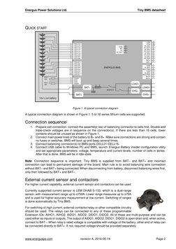 Energus Power Solutions Ltd. 
 
Tiny BMS datasheet 
 
www.energusps.com 
revision A, 2016-05-14 
Page 2 
QUICK START 
 
 
Fig