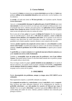 3 
 
2- Correo Outlook 
La cuenta de la Junta nos proporciona un correo electrónico que por ley es el único que 
pod