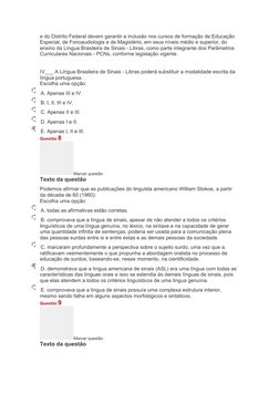 e do Distrito Federal devem garantir a inclusão nos cursos de formação de Educação 
Especial, de Fonoaudiologia e de Magistér