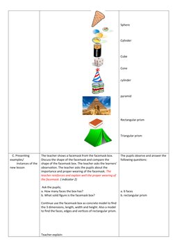 Visualizing Solid Figures Lesson Plan | PDF | Rectangle | Length