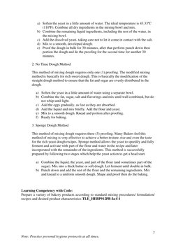 SHS Grade 11 - TVL Bread and Pastry Production | PDF | Dough | Breads