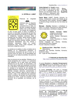 Noosfera.Edu – www.noosfera.cl  
 
 
8.- ESTRELLA - LAMAT  
 
Potencial 
de 
integridad 
individual para el despertar 
intern