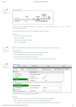 Fortinet NSE 4 – FortiOS 6.4: Domande E Risposte Per Esame + Simulatore (NSE4_FGT-6.4)