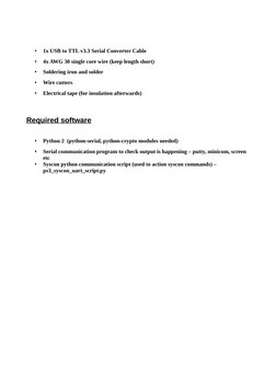 PS3 Syscon UART Connection Guide | PDF | Usb | Computer Science