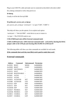 PS3 Syscon UART Connection Guide | PDF | Usb | Computer Science