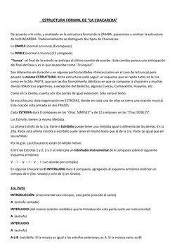 Estructura de la Chacarera Musical | PDF | Musicología | Música clásica