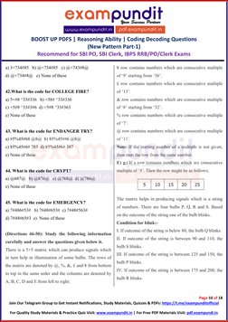 Coding Decoding Questions for Bank Exams | PDF | Quiz | Consonant