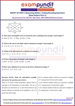 Coding Decoding Questions for Bank Exams | PDF | Quiz | Consonant