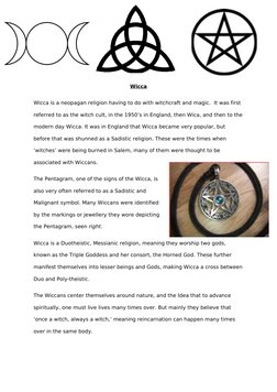 Wikka Understanding Wicca: Beliefs and Deities | PDF
