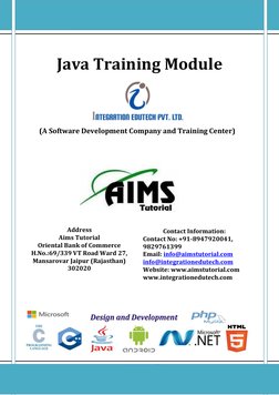 Java Programming Overview by Manish Raj | PDF | Java Virtual Machine ...