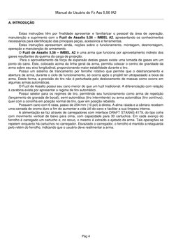 Manual do Fuzil IA2 - IMBEL 5,56 | PDF | Rifle | Armas de fogo