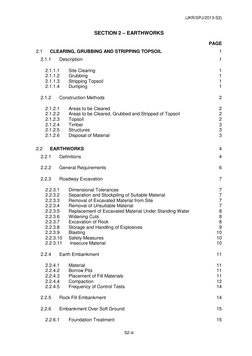 JKR Standard Specification for Earthworks | PDF | Geotechnical ...