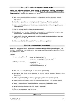 Final Exam for Intermediate 4 (I04) | PDF | Test (Assessment)