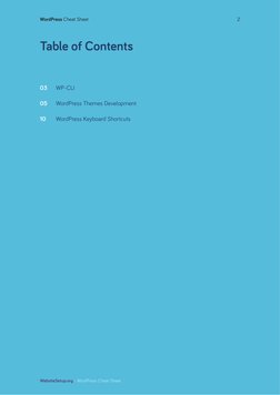 WordPress Development Cheat Sheet | PDF