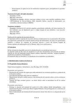 10 de 14 
- 
broncoespasmo y/o apnea en caso de insuficiencia respiratoria grave, principalmente en pacientes 
asmáticos.