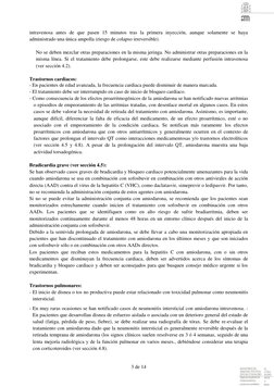 3 de 14 
intravenosa antes de que pasen 15 minutos tras la primera inyección, aunque solamente se haya 
administrado una