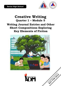 Q5 Creative Writing Examples Creative-Writing Fiction - Q1-Module5-SHS-V3b | PDF | Facilitator ...