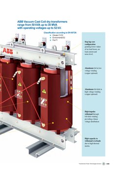 ABB KR Dry Type Transformer Catalog | PDF | Transformer | Insulator ...