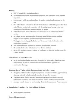 Fire Fighting Piping Installation Method | PDF | Pipe (Fluid Conveyance ...