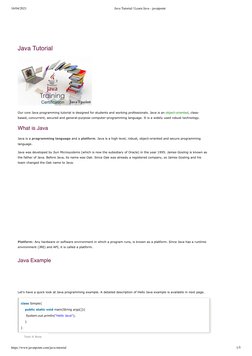 Java Programming Tutorial by Javatpoint | PDF | Java (Programming ...
