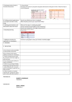 Grade 6 Pie Graph Lesson Plan | PDF | Pie Chart | Learning