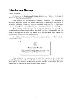 Grade 11 Hypertext and Intertext Module | PDF | Hyperlink | Intertextuality