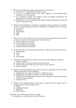 Grade 11 Hypertext and Intertext Module | PDF | Hyperlink | Intertextuality