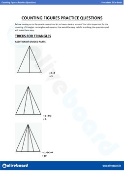 Counting Figures Practice Questions | PDF | Geometric Objects ...