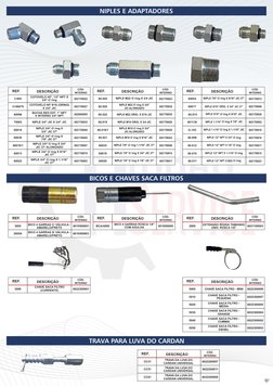 NIPLES E ADAPTADORES
CÓD.
INTERNO 
DESCRIÇÃO 
REF.
3.004
3148679
60098
70063
60018
60030
60018/1
60013
60022
6021700022
60217