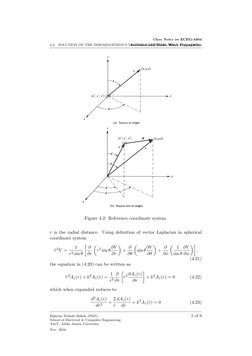4.3.
SOLUTION OF THE INHOMOGENEOUS VECTOR POTENTIAL WAVE EQUATION
Class Notes on ECEG-4304
Antennas and Radio Wave Propagatio