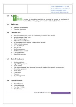 Chilled Water Piping Installation Method | PDF | Pipe (Fluid Conveyance ...