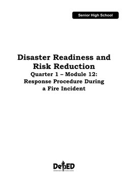 DRRR - Module 12 | PDF | Fire Safety | Fires