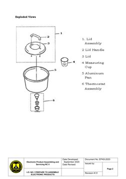 Rice Cooker Parts and Functions Guide | PDF | Control System | Control ...