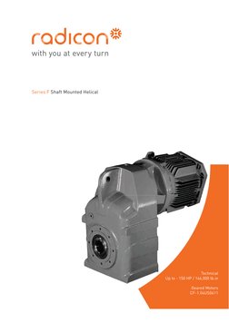 Series F Shaft Mounted Gear Motors | PDF | Transmission (Mechanics