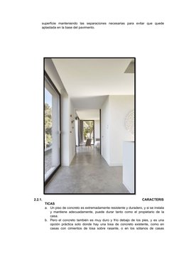 superficie  manteniendo  las  separaciones  necesarias  para  evitar  que  quede
aplastada en la base del pavimento.
2.2.1.
C